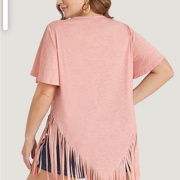 Bloom Chic Fringe Tee - Picture 5 of 6